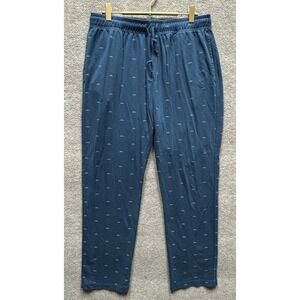 Roller Rabbit Blue Sun Celestial Pajamas Bottoms Sleep Pants Womens Large EUC